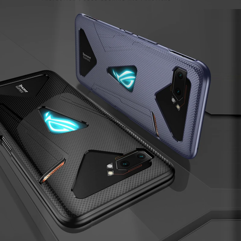 Для Asus ROG Phone 2 ZS660KL ROG2 чехол с защитой от отпечатков пальцев противоударный дышащий теплый мягкий чехол для Asus ROG Phone II Funda