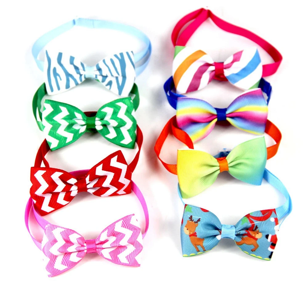 

1Pcs Pet Dog Cat Necklace Adjustable Strap for Cat Collar Dogs Accessories Pet Dog Bow Tie Puppy Bow Ties Dog Pet Supplies