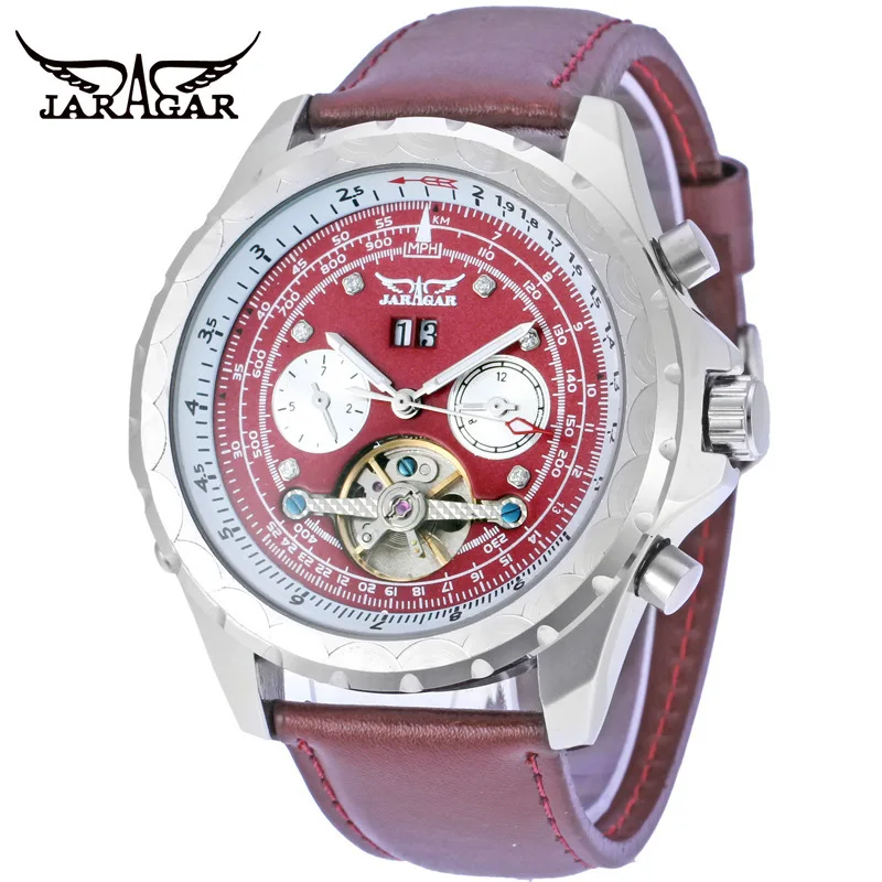 

Jaragar Fashion Casual Hollow out Large Dial Fully Automatic Mechanical Wrist Watch Batch