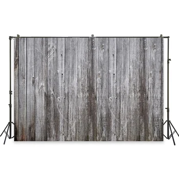 

HUAYI Wood Texture Photography Backdrop Newborns Baby Child Studio Photo Background Distressed Gray Wooden Plank FloordropW-6459