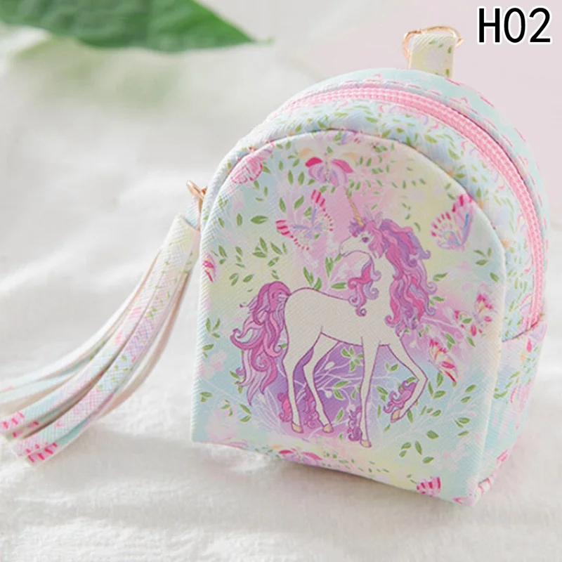 Кошельки для монет с мультяшной лошадкой, женские кошельки, маленькая милая открытка Каваий, держатель для ключей, сумки для денег для девочек, Дамский кошелек, для детей, оптом