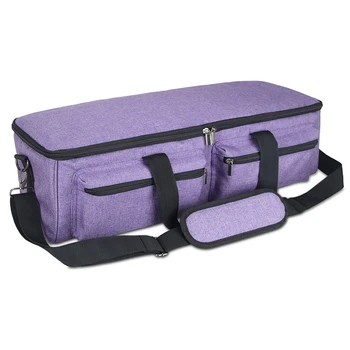 

Carrying Bag Compatible with Cricut Explore Air 2, Storage Tote Bag Compatible with Silhouette Cameo 3 and Supplies Purple