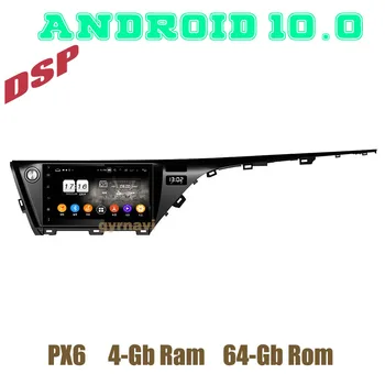 

PX6 Android 10.0 car radio gps DSP player for toyota camry 2017 2018 2019 with canbus 4+64G wifi 4g usb auto Multimedia