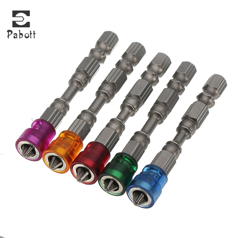 

1/2/3pcs Single Head Magnetic Screwdriver Bit Anti-Slip Hex S2 PH2 Electric Screw Driver Set For Power Tools