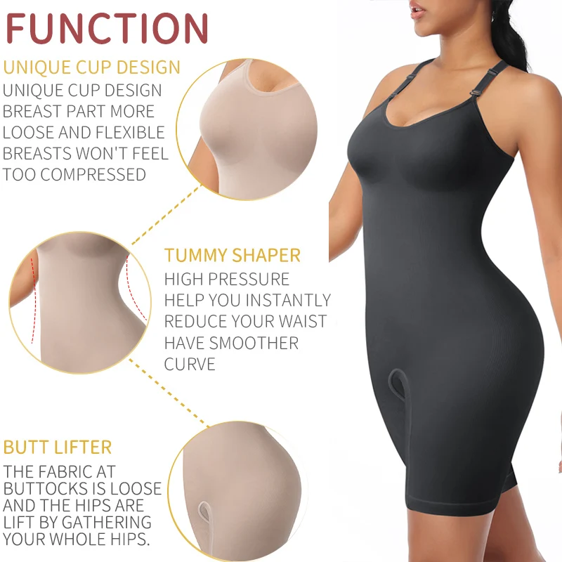 Bodysuit Shapewear Women Full Body Shaper Tummy Control Slimming Sheath  Butt Lifter Push Up Thigh Slimmer Abdomen Shapers Corset - AliExpress