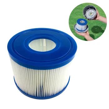 

Washable Reusable Pool Filter Cartridge Replacement Filter Core Accessories for Intex PureSpa S1 Type