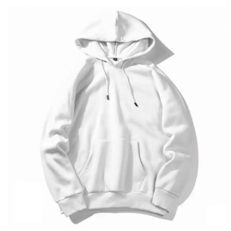 Пот capuche pour homme polaire chaud sweats 2020 nouveau printemps automne couleur blanc uni Hip Hop Streetwear vtements|Толстовки и