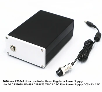 

15W LT3045 Near-zero Low noise regulated linear power supply DC5V 9V 12V Bluetooth audio decoder DAC headphone amp power adapter