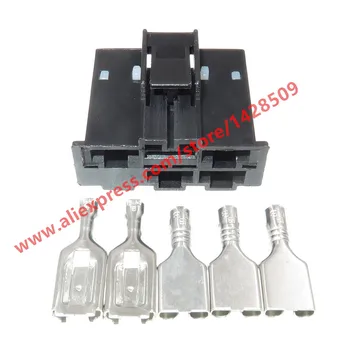 

20 Sets 5 Pin 6.3mm Automotive Plug Electrical Female Connector