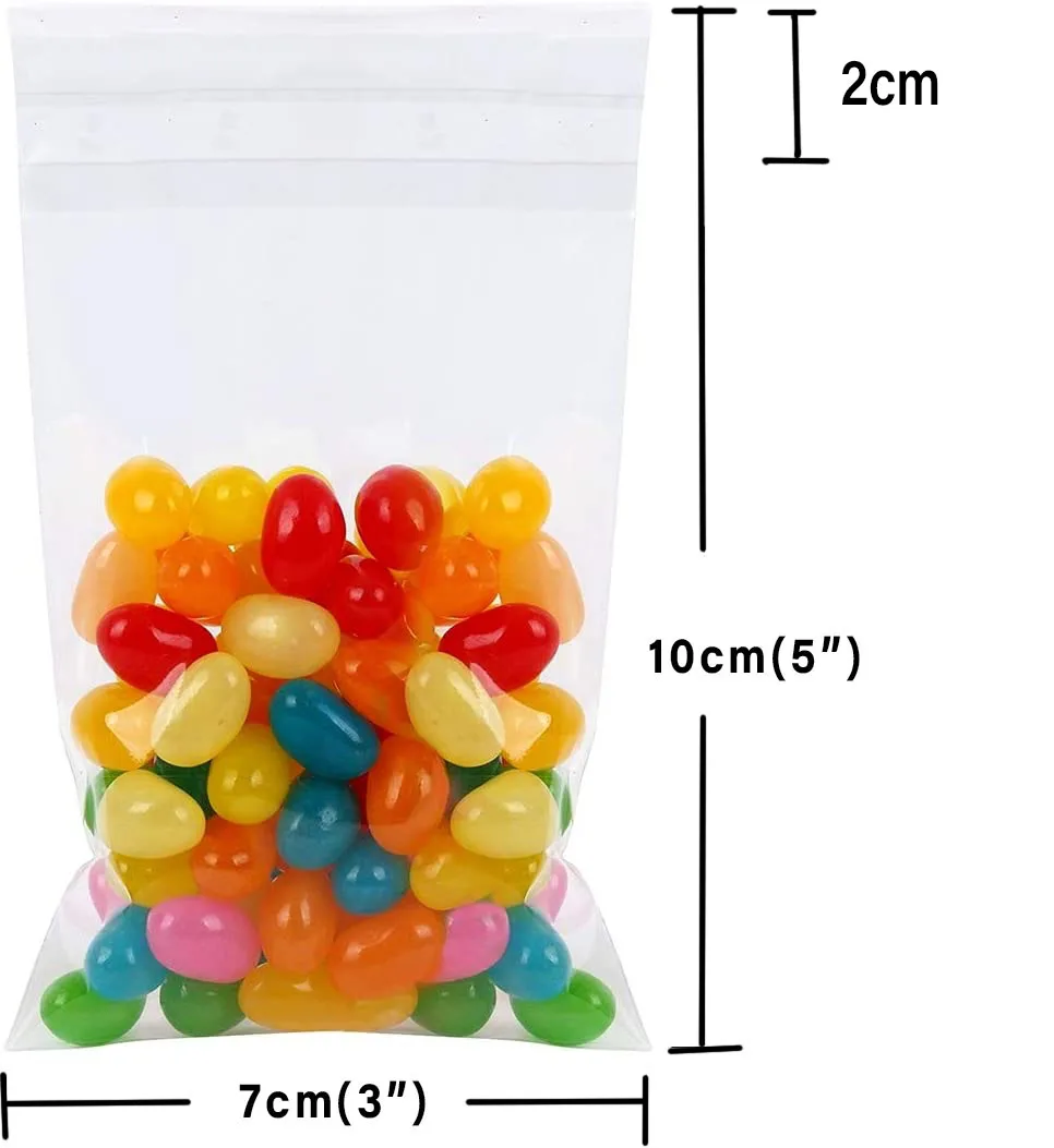 Clear Plastic Self Adhesive Bag  Jewelry Accessories Candy Packing Bag Gift Cookie seal bags Packaging Bag