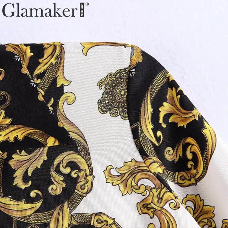 Glamaker ретро с принтом пейсли винтажное платье повседневное свободное зимнее платье Женское vestidos de fiesta черное платье-рубашка с длинными рукавами
