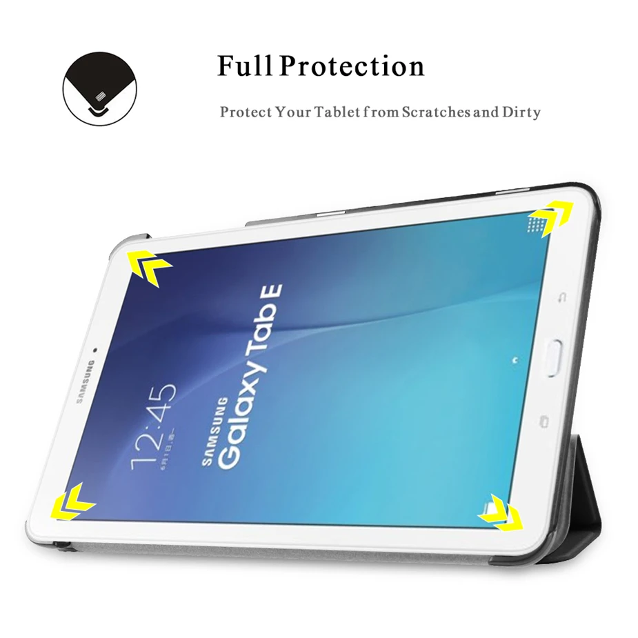 Для Samsung Galaxy TAB E 9 6 T560 T561 T565 T567V чехол для Умный Магнитный из полиуретановой кожи
