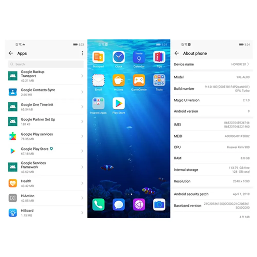 Новый Смартфон HONOR 20 HONOR20 6 26 дюйма 48 МП полный экран Восьмиядерный Kirin 980 3750 мАч