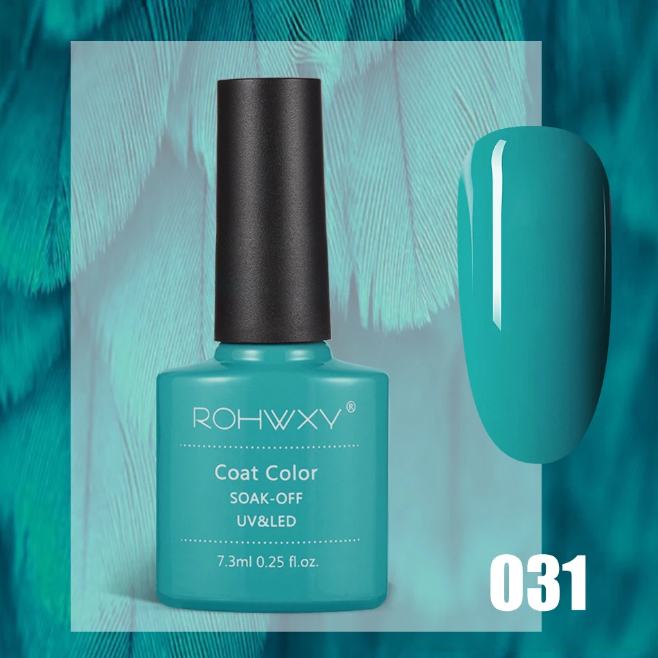 A031 ROHWXY УФ-гель для ногтей Гибридный лак для замачивания ногтей полуперманентный верхний Базовый лак для ногтей все для маникюра Гель-лак - Цвет: A031