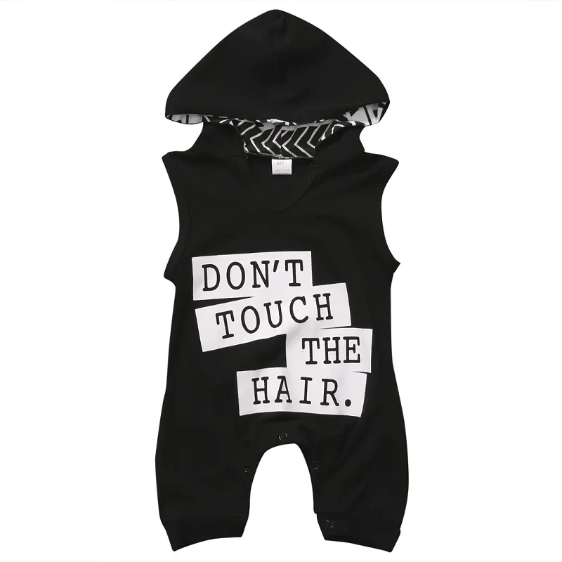  Fashion Stylish Long Rompers Hoodies Toddler Baby Kids Boys Sleeveless Outfit Clothes Cotton Newbor