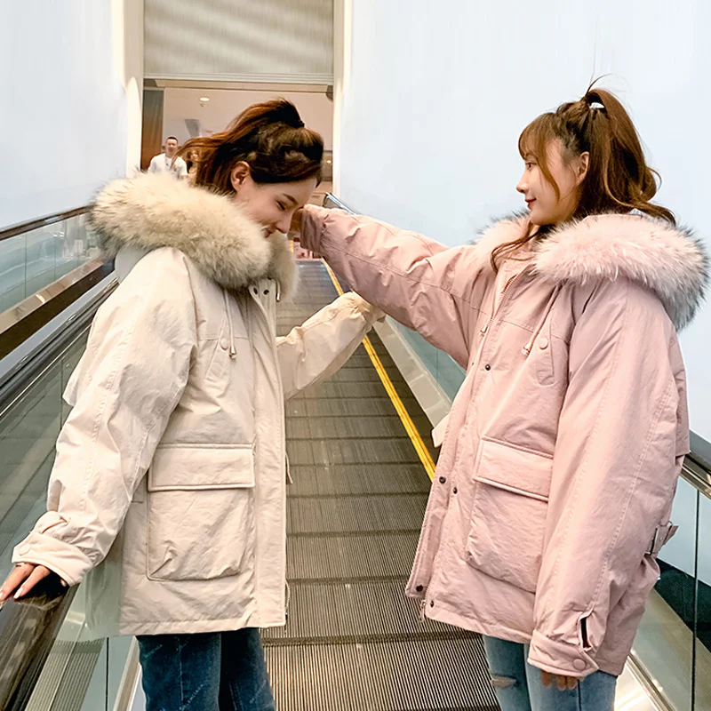 

2019 Autumn And Winter New Loose Large Size Short Paragraph Cotton Clothes Female Small Thick Coat Cotton Coat Women