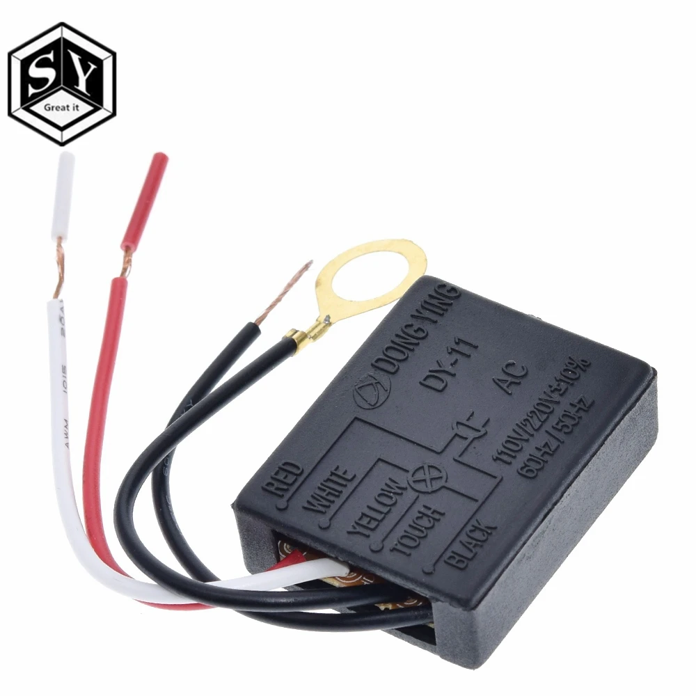 【KAMDSS015】Lamp touch Switch 220V 3A Electrical Equipment Table light ...