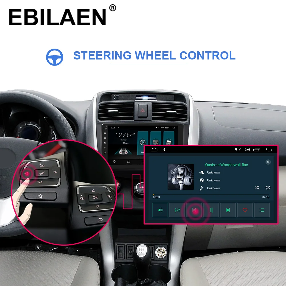 Excellent EBILAEN Android 9.0 Car Radio Multimedia Player For lifan X60 2012-2016  2Din Car  Autoradio Tape Recorder DVD Navigation GPS 2