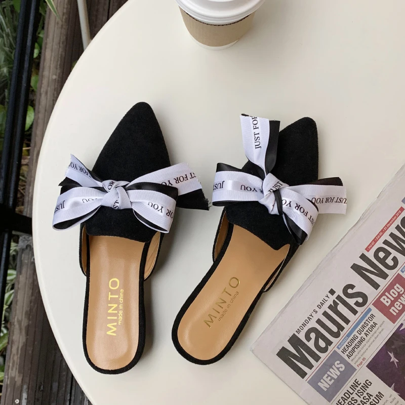 cute flat mules