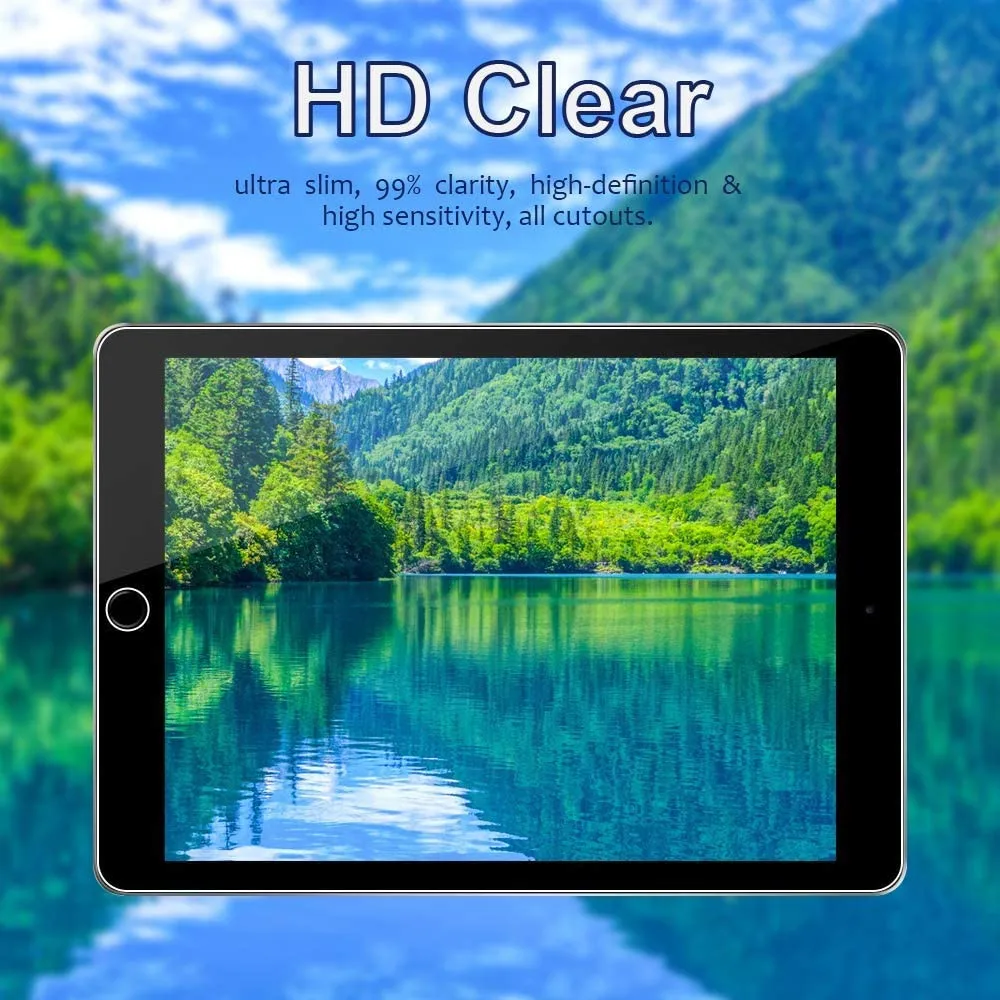 9H закаленное стекло для iPad 7 9 дюйма Mini 1 2 3 4 защита экрана 5 2019 от отпечатков