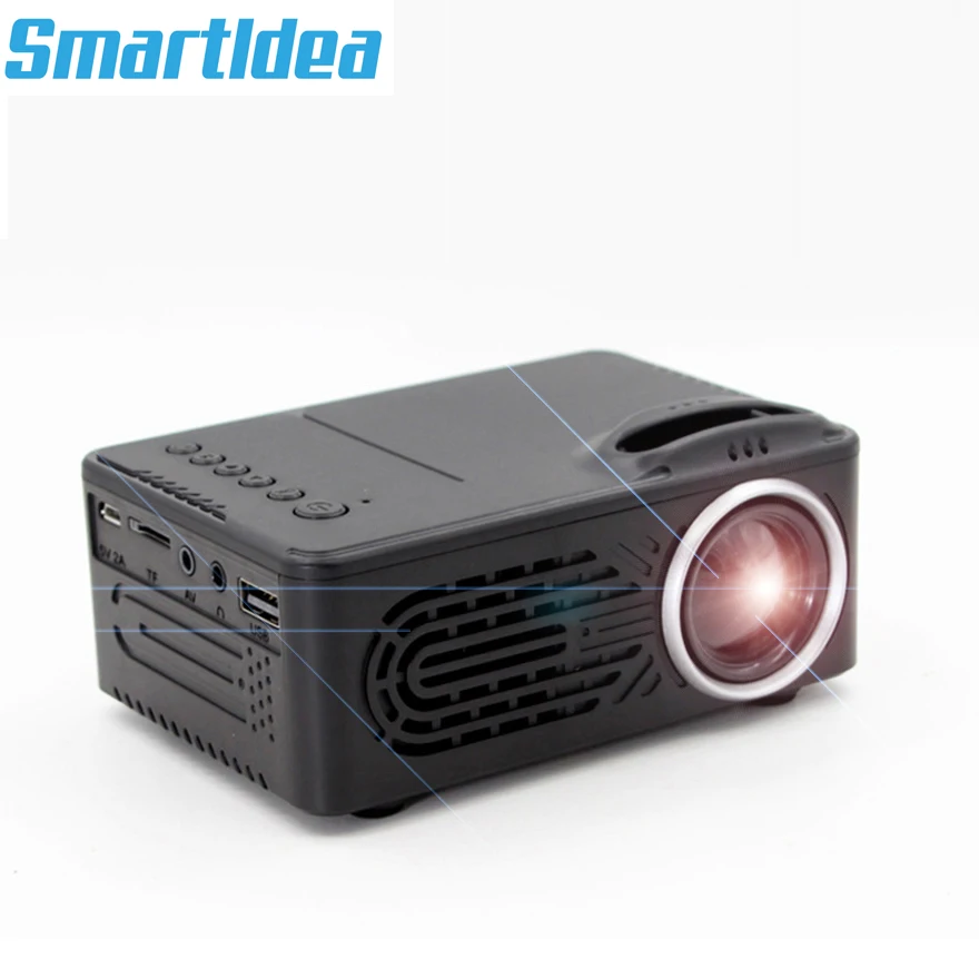 SmartIdea Новый мини светодиодный проектор видеоигра портативный аудио/AV/USB/SD