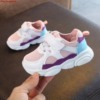 

Children Sports Shoes Boys Girls Spring Damping Casual Shoes Toddler Slip Patchwork Breathable Sneakers kids shoes