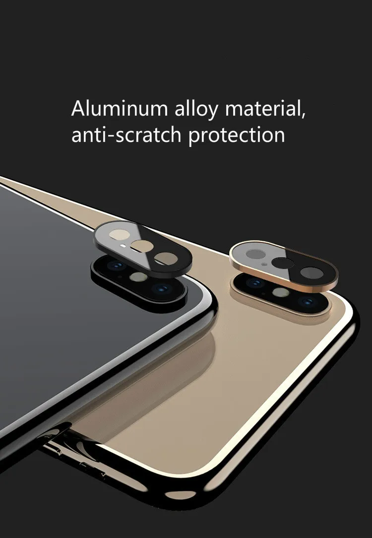 Для IPhone 11 Pro Max эффектом гладкого закаленного Стекло задняя Камера линзы с защитой от взрыва Титан сплав чехол металлический каркас защитная пленка