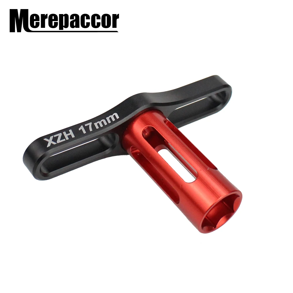 MEREPACCOR 17mm Hex Socket Wrench Wheel HEX Nuts Sleeve Wrench Metal