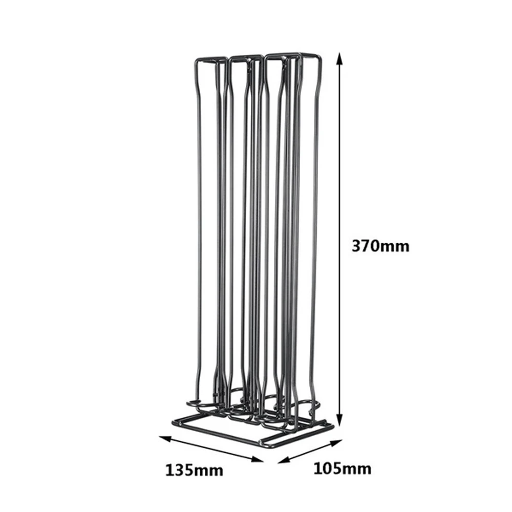 Coffee Capsule Holder for 60 Nespresso Capsules Storage Metal Tower Stand Capsule Storage Pod Holder Practical Coffee Pod Holder