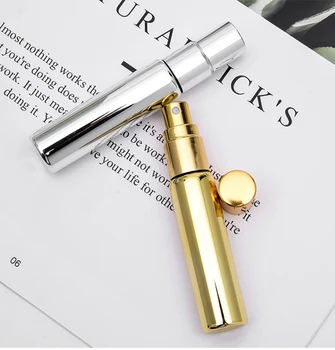 

400Pcs 10ml Perfume Bottle Spray Atomizer Plating Glass Liner Refillable Toner Sunscreen Fragrance Scent Dispenser Storage Vials