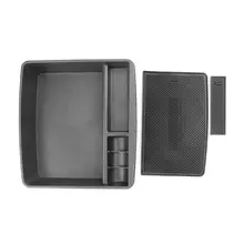 Центральная консоль Органайзер лоток подлокотник коробка для хранения Toyota Land Cruiser Prado FJ150 Lexus GX400 GX460 2004- максимально