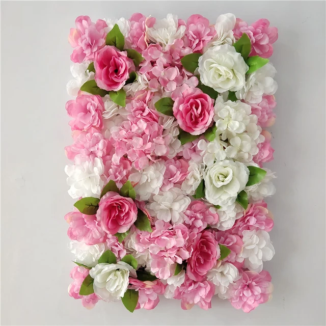 Silk Artificial Flower Wall Panels Handmade Decor Wedding Baby Shower Birthday Party  Shop Backdrop Flower Backdrops Decoration C1