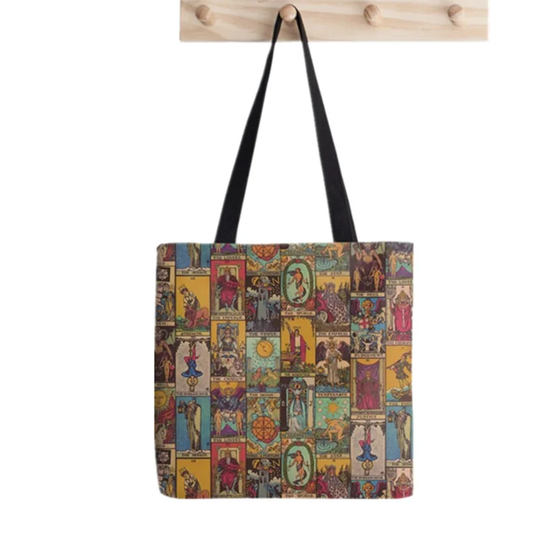Shopper The Great Wave of Pug Tote Printed Tote Bag women Harajuku shopper handbag girl Shoulder shopping bag Lady Canvas Bag