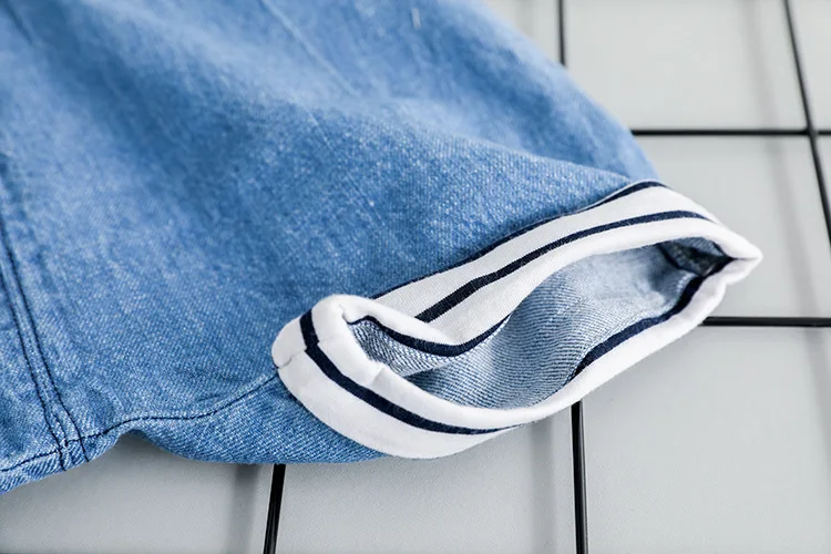 Baby Boys Clothing Sets Cute Summer Rocket T-Shirt Toddler Clothes Suit for Kids Outfits Denim Shorts Outfit Infant Boy Clothes (18)