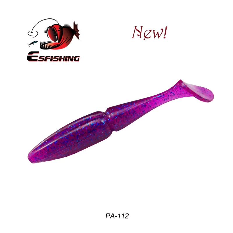 PA112 Esfishing Easy Shiner, 100 мм, 125 мм, 155 мм, 200 мм, рыболовные приманки, мягкие приманки, мягкие приманки, ПВА, Isca, Искусственные воблеры, Pesca Bass - Цвет: PA112