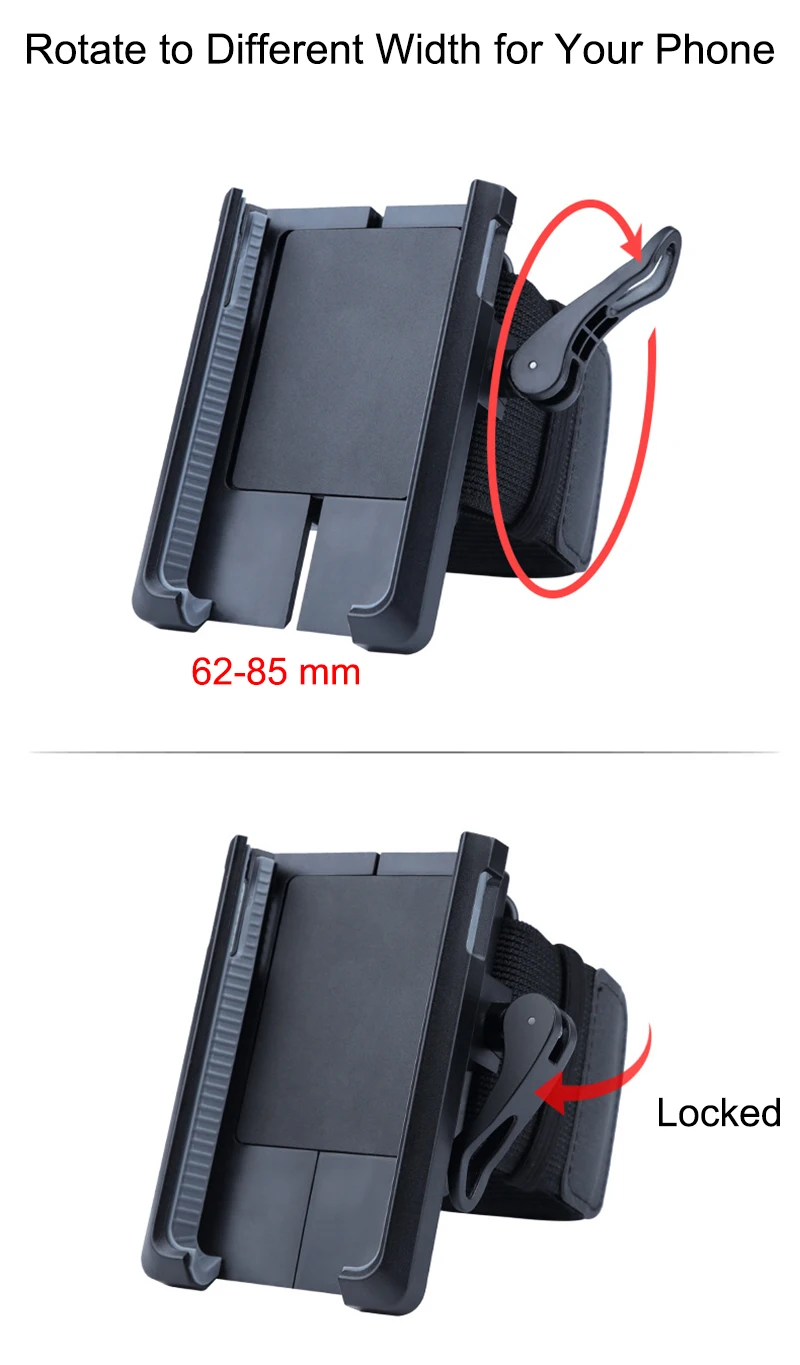 Xoay 360 Điện Thoại Cổ Tay Cánh Tay Ban Nhạc Giá Đỡ Cho Điện Thoại Cổ Tay Cầm Tay Quay Cho iPhone Samsung Smartphone Xiaomi mobile wall stand