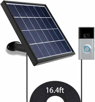 

Solar Panel for Ring video Doorbell 1(1st Gen) 2016 Waterproof Charge 5 V 3.2W (Max) Output