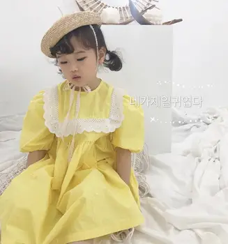 

2020 Hot Selling Baby Girls Lace Dress Summer Fashion Kids Girls Dresses 2-7 Years