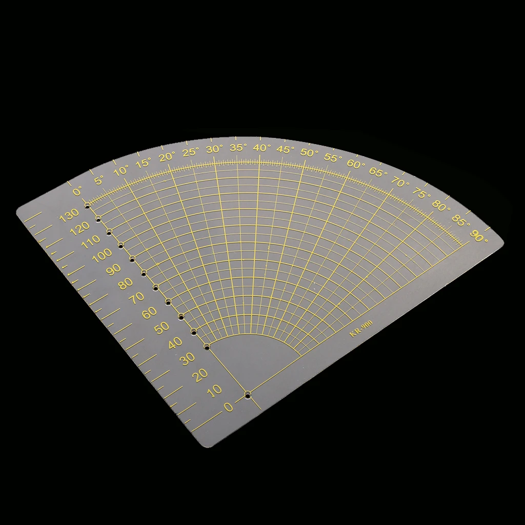 Sector Shaped Quilting Template Patchwork Ruler Tool, 1 Piece