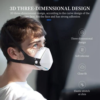 

Newest Usb Charging Electronic personal Purification mask PM2.5 Remover Wearable Air Purifier Suitable Outdoor Travelling