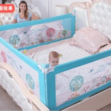 Для детской кроватки, забор ворота безопасности ребенка барьер для кровати кроватки железнодорожная безопасности Бампер ограждение для детей с двухсторонним движением Безопасный детский манеж