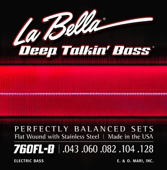 

760fl-b string set for 5 string bass guitar 43-60-82-104-128 La Bella