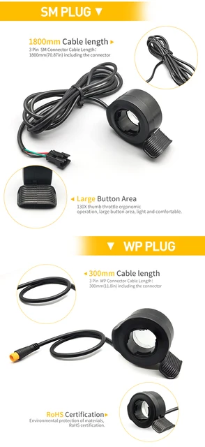 Acceleratore A Pollice Per Scooter Elettrici Yctze - Universale, Impermeabile, Per E-Bike - Foto 9