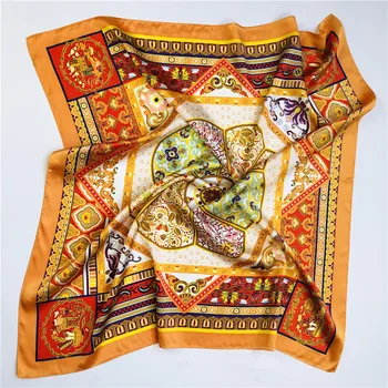 

Sales! Women's 100% Pure Silk 16mm Square Big Scarf Shawl Wrap Kerchief 88cm 34.5" HS001-18