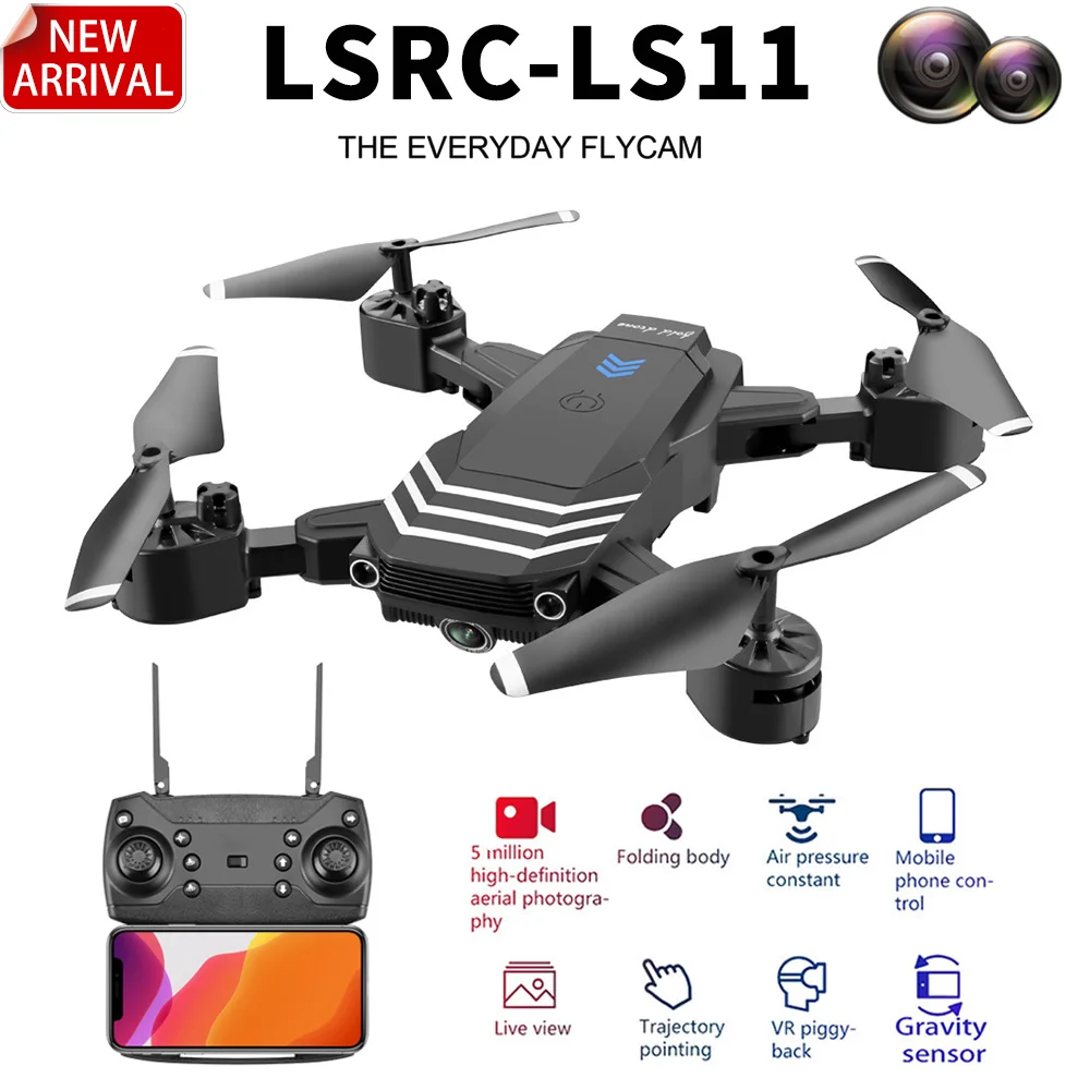 

LSRC 2020 new RC drone 4K with camera HD 1080P mini foldable dron FPV Wifi quadrotor drones Childrens toy gift 25 minutes