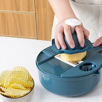 

10 In1 Food Vegetable Fruit Peeler Cutter Slicer Dicer Choppers Mandoline Slicer Fruit Cutter Carrot Grater Vegetable Slicer
