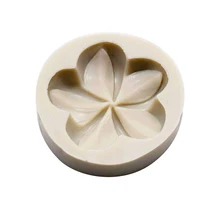  Frangipani Silicone Mold Flower Fondant Chocolate Silicone Mould Soap Candle Molds 