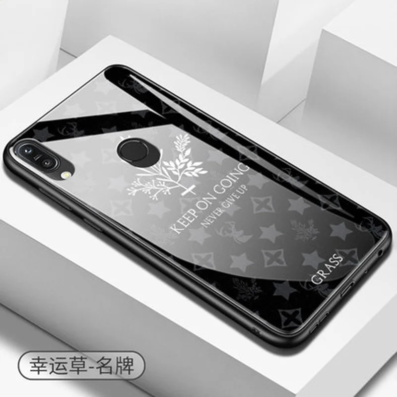 Чехол для Asus Zenfone Max Pro M2 ZB631KL ZB630KL из закаленного стекла+ Жесткая задняя крышка из ТПУ для ASUS Max Pro M1 ZB602KL чехол - Цвет: A2