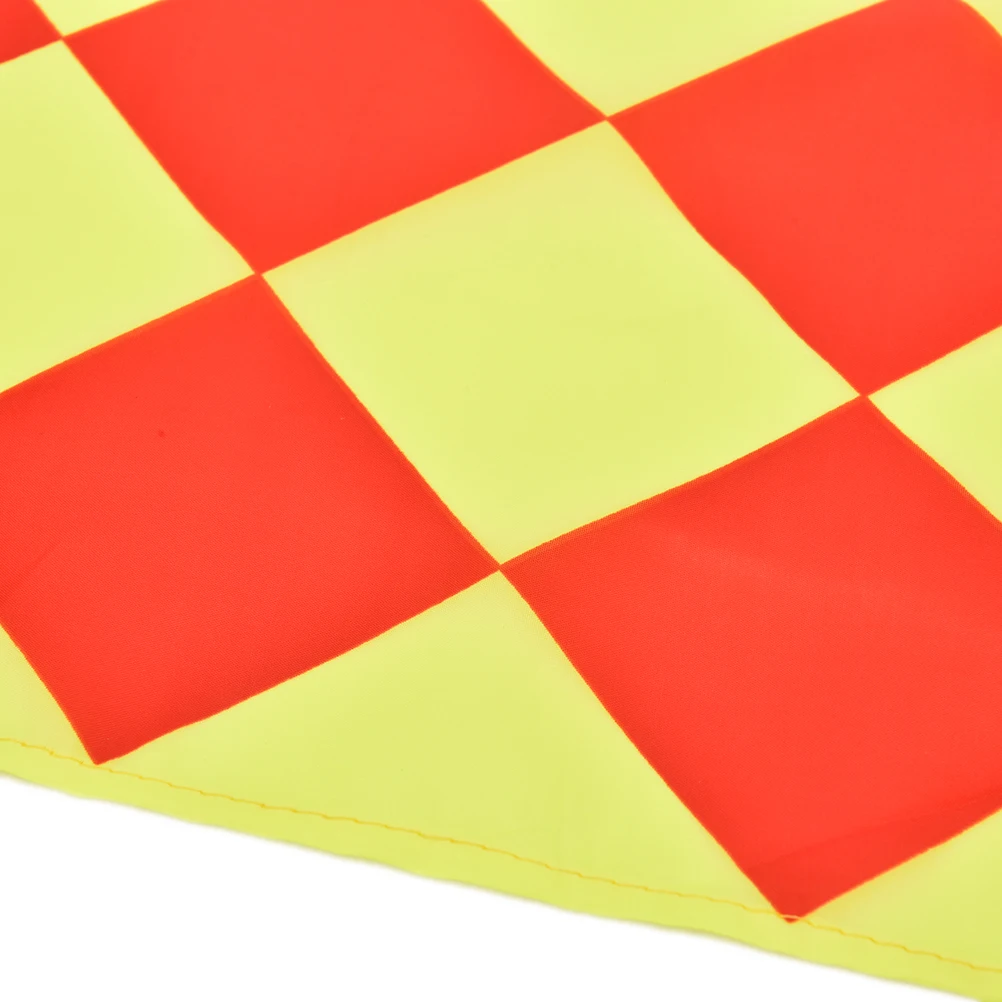 Рефери Футбольный флаг ярмарка играть Спортивный Матч Футбол Linesman флаги рефери оборудование+ сумка для переноски