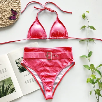 

Alligator Bikini 2020 New Sexy Micro Mini Bikini Solid Womens Bathing Suits Push Up Swimsuit Female Swimming Swimwear Women